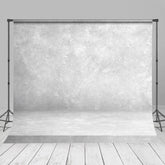 Lofaris Bright Grey Abstract Textured Bokeh Photo Backdrop